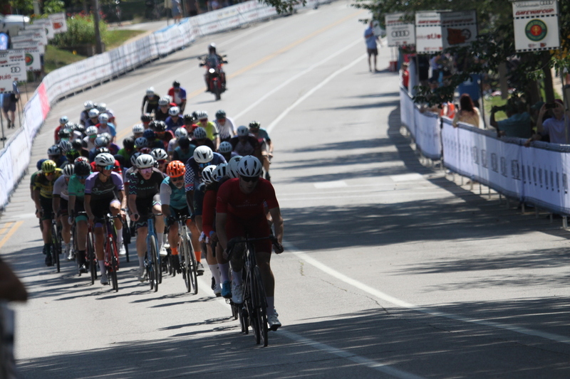 Tour de Francis Park 2025 LXXXV.jpg :: Tour de Francis Park 2025/Gateway Cup 2025 - Men's CAT 4/5 40 Minute race 1105am - Tour de Francis Park! Francis Park, named after David Rowland Francis - President of the Louisiana Purchase Exposition (the 1904 World's Fair) is known for its wide, tree lined streets and for having beautiful churches on every corner. Today the St. Louis Hills neighborhood showcases gingerbread bungalows, stately homes and some of the tidiest landscaping in St. Louis. Gateway Cup Website- St. Louis hosts the Labor Day Omnium - Omnium - a multiple race event in track cycling. In recent years, road racing has also adopted the term to describe multi-day races that feature three primary road races events (time trial, mass start, and criterium).  USA Cycling