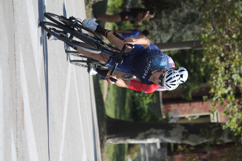 Tour de Francis Park 2025 LXXXVIII.jpg :: Tour de Francis Park 2025/Gateway Cup 2025 - Men's CAT 4/5 40 Minute race 1105am - Tour de Francis Park! Francis Park, named after David Rowland Francis - President of the Louisiana Purchase Exposition (the 1904 World's Fair) is known for its wide, tree lined streets and for having beautiful churches on every corner. Today the St. Louis Hills neighborhood showcases gingerbread bungalows, stately homes and some of the tidiest landscaping in St. Louis. Gateway Cup Website- St. Louis hosts the Labor Day Omnium - Omnium - a multiple race event in track cycling. In recent years, road racing has also adopted the term to describe multi-day races that feature three primary road races events (time trial, mass start, and criterium).  USA Cycling
