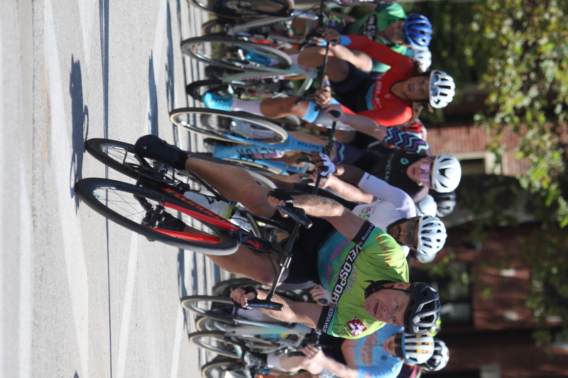 Tour de Francis Park 2025 LXXXXVIII.jpg :: Tour de Francis Park 2025/Gateway Cup 2025 - CAT 4/5, 40 minutes 1105am - the course is described as, Fast, Wide, Smooth, and Fast, the Tour de Francis Park is a series favorite. This long 1.2-mile course is full throttle - featuring one super-fast downhill turn 2 that sets up a long uphill drag to the finish. - Gateway Cup website - Breakaway - a sudden acceleration by one or more bicyclists pulling away from the pack in a race. 