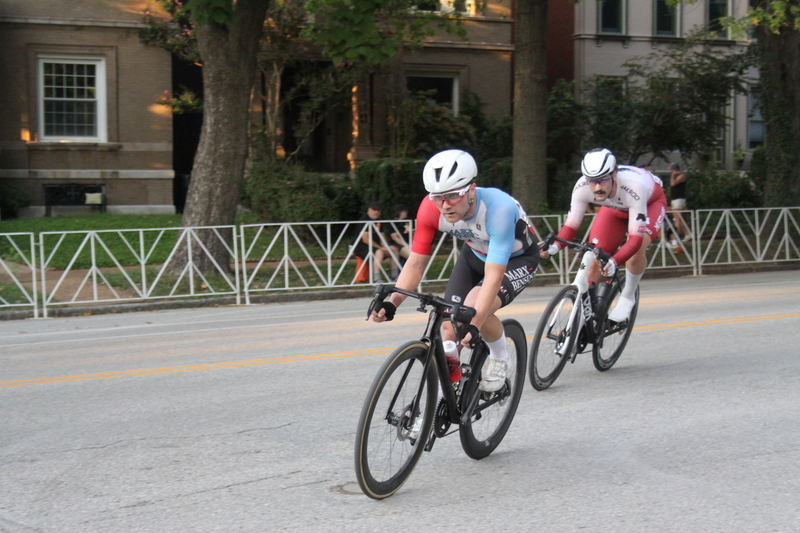 Tour de Lafayette 2025 B -LXXXIV.jpg :: Tour de Florissant 2025/Gateway Cup 2025 at Lafayette Square Park in South St. Louis City, Missouri, USA. Masters 40+ CAT1-4 race is 50 minutes. The Lafayette Square neighborhood and business district as the first leg of the Gateway Cup gets underway in St. Louis first historic district, this nighttime criterium will take place under the lights as a flat, wide-open 0.9-mile course with four 90-degree turns. USA Cycling