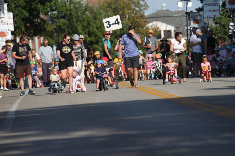 Tour de Lafayette 2025 B -XVII.jpg :: Tour de Lafayette 2025/Gateway Cup 2025 at Lafayette Square Park in South St. Louis City, Missouri USA. There is a break in the adult racing for the kid's sprints. The races start with tricycles and Big Wheels and end with 12- and 13-year-olds. Some of these kids are the future of Criterium and Road cycling. USA Cycling. 