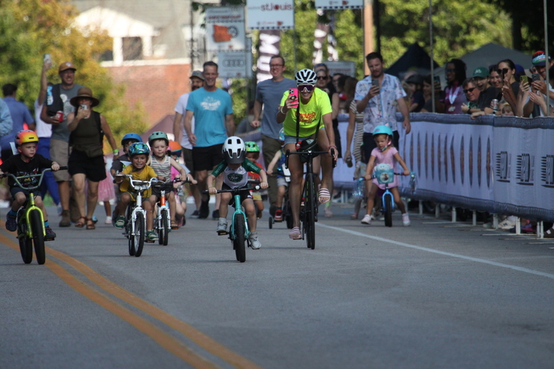 Tour de Lafayette 2025 B -XXIV.jpg :: Tour de Lafayette 2025/Gateway Cup 2025 at Lafayette Square Park in South St. Louis City, Missouri USA. There is a break in the adult racing for the kid's sprints. The races start with tricycles and Big Wheels and end with 12- and 13-year-olds. Some of these kids are the future of Criterium and Road cycling. USA Cycling. 