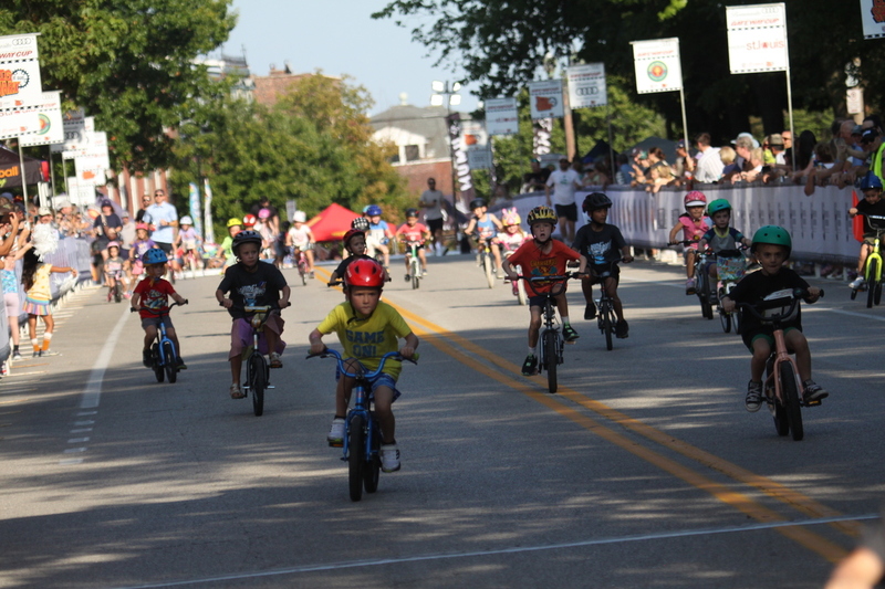 Tour de Lafayette 2025 B -XXIX.jpg :: Tour de Lafayette 2025/Gateway Cup 2025 at Lafayette Square Park in South St. Louis City, Missouri USA. There is a break in the adult racing for the kid's sprints. The races start with tricycles and Big Wheels and end with 12- and 13-year-olds. Some of these kids are the future of Criterium and Road cycling. USA Cycling. 