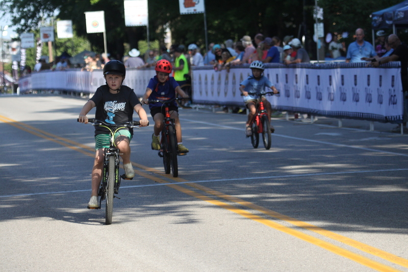 Tour de Lafayette 2025 B -XXXIII.jpg :: Tour de Lafayette 2025/Gateway Cup 2025 at Lafayette Square Park in South St. Louis City, Missouri USA. There is a break in the adult racing for the kid's sprints. The races start with tricycles and Big Wheels and end with 12- and 13-year-olds. Some of these kids are the future of Criterium and Road cycling. USA Cycling. 