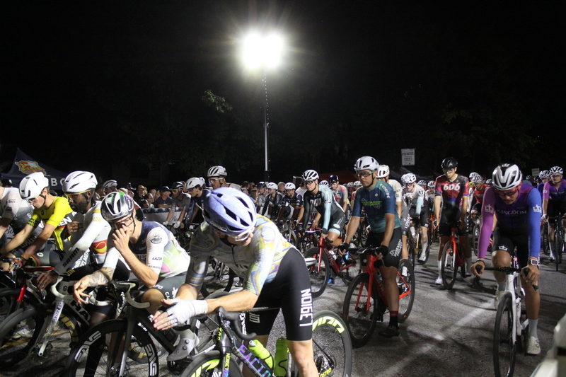 Tour de Lafayette 2025 D -LXV.jpg :: Tour de Lafayette 2025/Gateway Cup 2025, Men's Pro 1, 70-minutes, 850pm Aug., 29th,2025, The Lafayette Square neighborhood is one of the oldest in St. Louis and boasts the city's first public park. Created 1836, the park was named in honor of Marquis de Lafayette, a French Statesman who served as a volunteer under George Washington during the American Revolution. - Gateway Cup website - 0.9-mile course with four 90-degree turns. USA Cycling, Omnium, Criterium