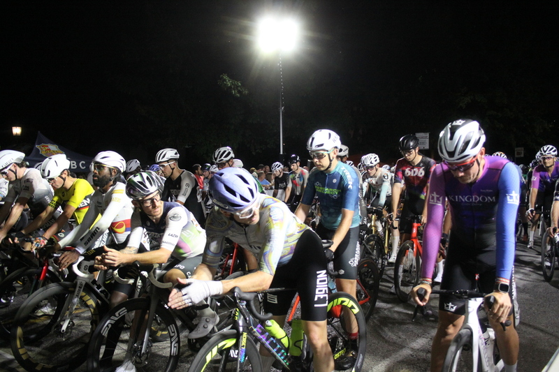 Tour de Lafayette 2025 D -LXVI.jpg :: Tour de Lafayette 2025/Gateway Cup 2025, Men's Pro 1, 70-minutes, 850pm Aug., 29th,2025, The Lafayette Square neighborhood is one of the oldest in St. Louis and boasts the city's first public park. Created 1836, the park was named in honor of Marquis de Lafayette, a French Statesman who served as a volunteer under George Washington during the American Revolution. - Gateway Cup website - 0.9-mile course with four 90-degree turns. USA Cycling, Omnium, Criterium