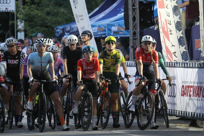 Tour de Lafayette 2025 D -XI.jpg :: Tour de Lafayette 2025/Gateway Cup 2025 in South St. Louis City, Missouri, USA at Lafayette Square Park on 0.9-mile course around Lafayette Sqaure Park. Women's Pros Cycling CAT 1,2. Stop 6- Bommarito Audi West County Gateway Cup, Four days of racing over Labor Day Weekend, The Bommarito Audi West County Gateway Cup feature four of St. Louis Signature neighborhoods and the final stage of the American Criterium Cup at the Classic Giro della Montagna Criterium. USA Cycling