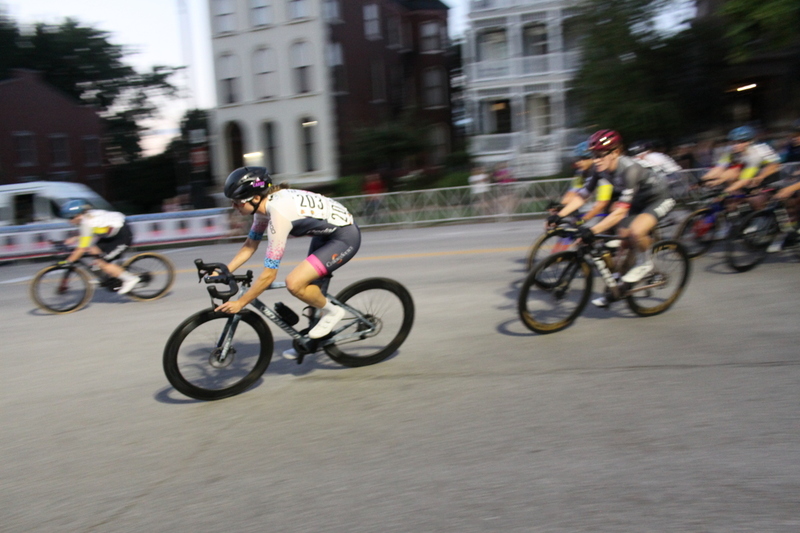 Tour de Lafayette 2025 D -XVIII.jpg :: Tour de Lafayette 2025/Gateway Cup 2025 in South St. Louis City, Missouri, USA at Lafayette Square Park on 0.9-mile course around Lafayette Sqaure Park. Women's Pros Cycling CAT 1,2. Stop 6- Bommarito Audi West County Gateway Cup, Four days of racing over Labor Day Weekend, The Bommarito Audi West County Gateway Cup feature four of St. Louis Signature neighborhoods and the final stage of the American Criterium Cup at the Classic Giro della Montagna Criterium. USA Cycling