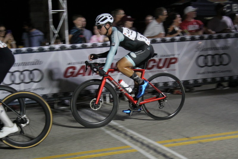 Tour de Lafayette 2025 E -XXV.jpg :: Tour de Lafayette 2025/Gateway Cup 2025 Criterium racing is not known for using the Big Sprocket (Chainring) but every bicyclists rides differently. On a closed course a cyclists may only use the small sprocket (chainring). Though criteriums may vary in length a closed circiut course is used in sizes ranging from 400 meters to 10,000 meters. a 10,000 meter course the Big Sprocket is most likely used if there are stretches that run 2.5 miles of more. Men's Pro CAT 1, 70-minutes of racing. - The Lafayette Square neighborhood is one the oldest in St. Louis and boasts the City's first public park. Created by ordiance 1836, the park was named in honor of Marquis de Lafayette, a French Staeman who served as a volunteer under George Washington during the American Revolution. - Gateway Cup Website- 0.9-mile course with four 90-degree turns. USA Cycling, Tour de Lafayette Criterium 