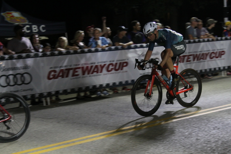 Tour de Lafayette 2025 E -XXVI.jpg :: Tour de Lafayette 2025/Gateway Cup 2025 Criterium racing is not known for using the Big Sprocket (Chainring) but every bicyclists rides differently. On a closed course a cyclists may only use the small sprocket (chainring). Though criteriums may vary in length a closed circiut course is used in sizes ranging from 400 meters to 10,000 meters. a 10,000 meter course the Big Sprocket is most likely used if there are stretches that run 2.5 miles of more. Men's Pro CAT 1, 70-minutes of racing. - The Lafayette Square neighborhood is one the oldest in St. Louis and boasts the City's first public park. Created by ordiance 1836, the park was named in honor of Marquis de Lafayette, a French Staeman who served as a volunteer under George Washington during the American Revolution. - Gateway Cup Website- 0.9-mile course with four 90-degree turns. USA Cycling, Tour de Lafayette Criterium 