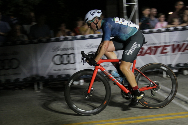 Tour de Lafayette 2025 E -XXXI.jpg :: Tour de Lafayette 2025/Gateway Cup 2025 - Men's Pro CAT 1, 70-Minute Race, Stop 6 - Bommarito Audi West County Gateway Cup, Four days of racing over Labor Day Weekend, The Bommarito Audi West County Gateway Cup feature four of St. Louis signature neighborhoods and the final stage of the American Criterium Cup at the Classic Giro della Montagna Criterium. -Gateway Cup website- The Lafayette Square neighborhood and business district as the first leg of the Gateway Cup gets underway in St. Louis first historic district, this nightime criterium will take place under the lights as a flat, wide-open 0.9-mile course with four 90-degree turns. USA Cycling, 