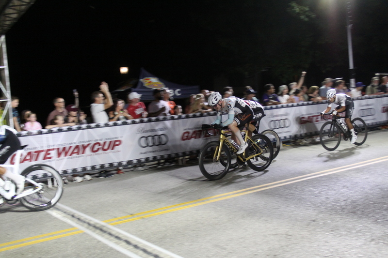 Tour de Lafayette 2025 E -XXXXVII.jpg :: Tour de Lafayette 2025/Gateway Cup 2025 - Men's Pro CAT 1, 70-Minute Race, Stop 6 - Bommarito Audi West County Gateway Cup, Four days of racing over Labor Day Weekend, The Bommarito Audi West County Gateway Cup feature four of St. Louis signature neighborhoods and the final stage of the American Criterium Cup at the Classic Giro della Montagna Criterium. -Gateway Cup website- The Lafayette Square neighborhood and business district as the first leg of the Gateway Cup gets underway in St. Louis first historic district, this nightime criterium will take place under the lights as a flat, wide-open 0.9-mile course with four 90-degree turns. USA Cycling, 