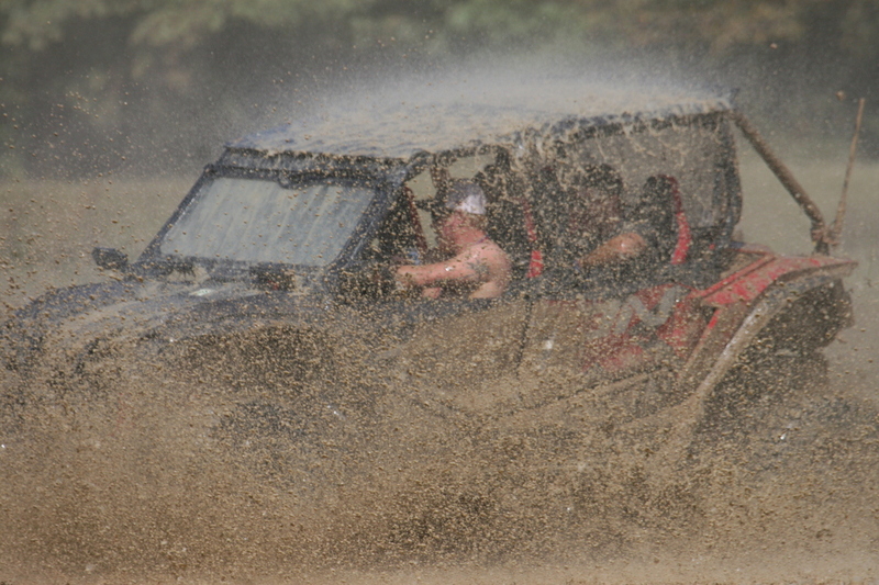 Trucks Gone Wild 2023 A -XVII.jpg :: No wading in the low end of Midway is over. Turn around don't drown. That is not for here this was a controlled flood area of The Brick's Off Road Park. Trucks Gone Wild 2023, The Brick's Off Road Park- Poplar Bluff, Missouri, USA. 