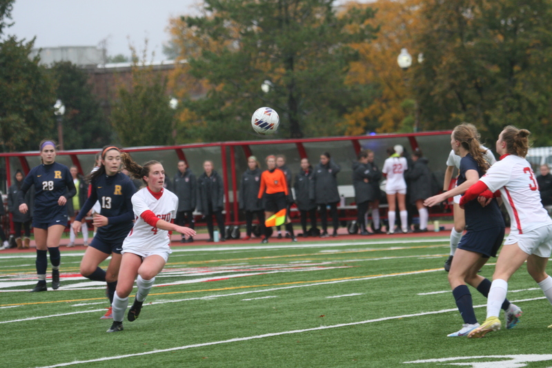 Wash U (Bears) vs University of Rochester Womens Soccer 2023 A -XI.jpg :: Wash U (Bears) vs University of Rochester, NY at Francis Olympic Field in St. Louis, Missouri, USA.  In a NCAA Division III match up. UAA, Wash U Soccer, Wash U Conference College of Illinois Wisconsin, D3sports.com