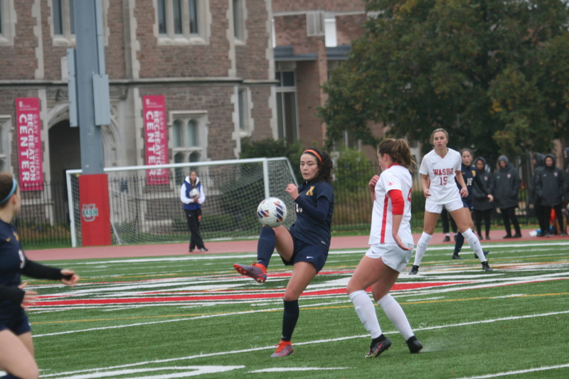 Wash U (Bears) vs University of Rochester Womens Soccer 2023 A -XII.jpg :: Wash U (Bears) vs University of Rochester, NY at Francis Olympic Field in St. Louis, Missouri, USA.  In a NCAA Division III match up. UAA, Wash U Soccer, Wash U Conference College of Illinois Wisconsin, D3sports.com