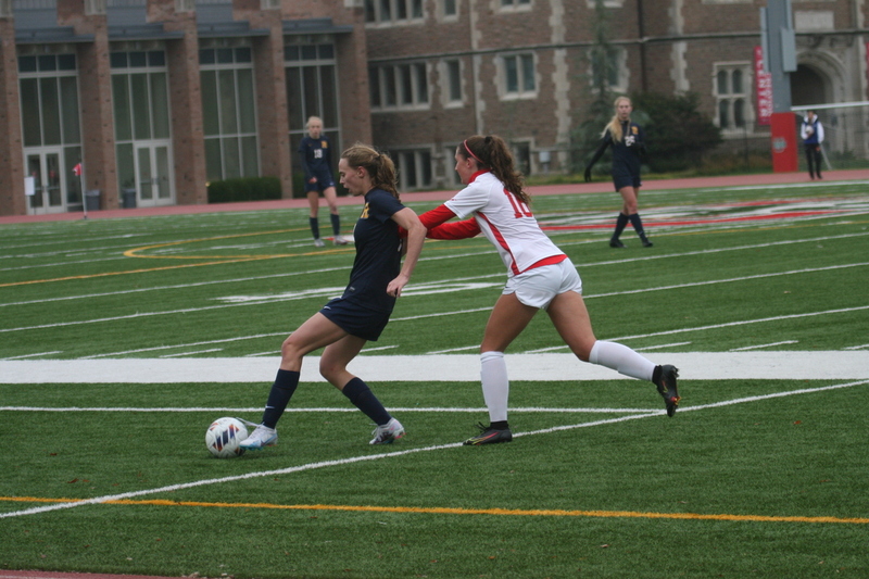 Wash U (Bears) vs University of Rochester Womens Soccer 2023 A -XXI.jpg :: Wash U (Bears) vs University of Rochester, NY at Francis Olympic Field in St. Louis, Missouri, USA. NCAA Womens Soccer at a Division III match up in St. Louis, Missouri, USA.