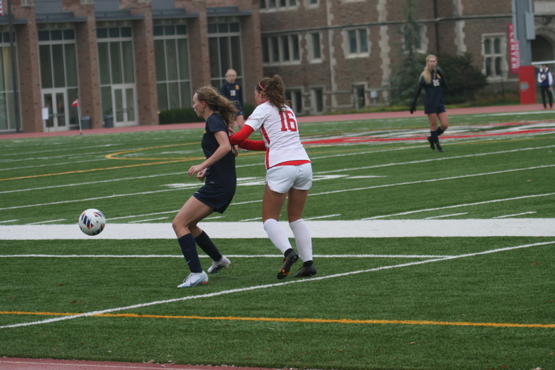 Wash U (Bears) vs University of Rochester Womens Soccer 2023 A -XXII.jpg :: Wash U (Bears) vs University of Rochester, NY at Francis Olympic Field in St. Louis, Missouri, USA. NCAA Womens Soccer at a Division III match up in St. Louis, Missouri, USA.