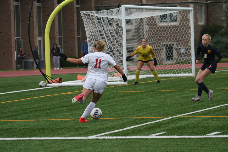 Wash U (Bears) vs University of Rochester Womens Soccer 2023 A -XXVI.jpg :: Wash U (Bears) vs University of Rochester, NY at Francis Olympic Field in St. Louis, Missouri, USA. NCAA Womens Soccer at a Division III match up in St. Louis, Missouri, USA.