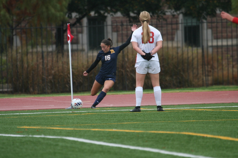 Wash U (Bears) vs University of Rochester Womens Soccer 2023 CIII.jpg :: Wash U (Bears) vs University of Rochester, NY at Francis Olympic Field in St. Louis, Missouri, USA.  In a NCAA Division III match up. UAA, Wash U Soccer, Wash U Conference College of Illinois Wisconsin, D3sports.com