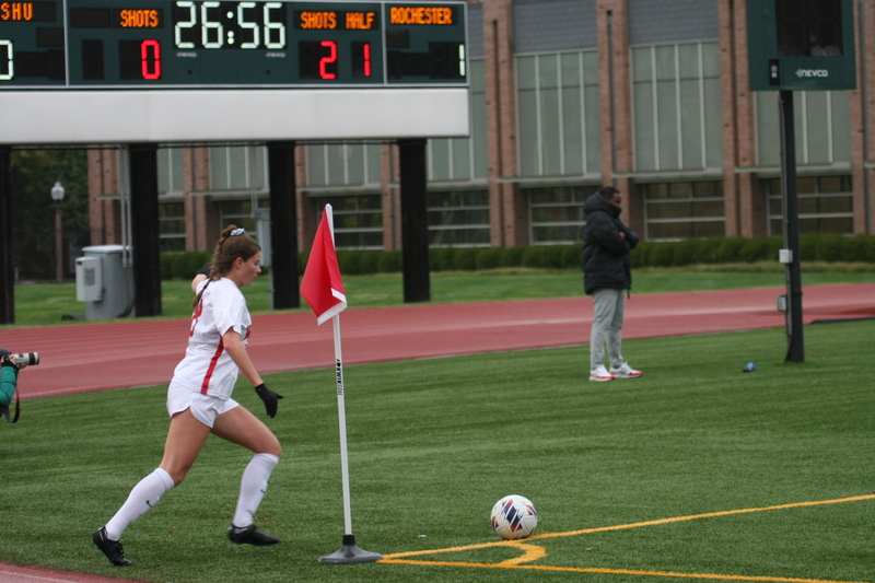 Wash U (Bears) vs University of Rochester Womens Soccer 2023 LIX.jpg :: Wash U (Bears) vs University of Rochester 2023 at Francis Olympic Field in St. Louis, Missouri, USA. This a Division III NCAA match up of lady's soccer. Wash U is in the College Conference of Illinois Wisconsin.  