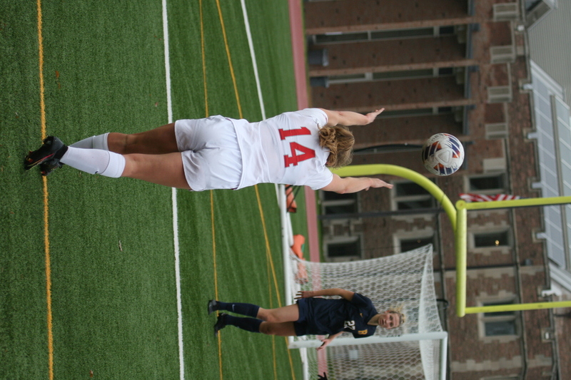 Wash U (Bears) vs University of Rochester Womens Soccer 2023 LXXVII.jpg :: Women's soccer at Francis Olympic Field at Wash U St. Louis campus. Wash U (Bears) vs University of Rochester. It's a Division III match up. Wash U is in the CCIW College Conference of Illinois Wisconsin. St. Louis, Missouri, USA. UAA, NCAA 