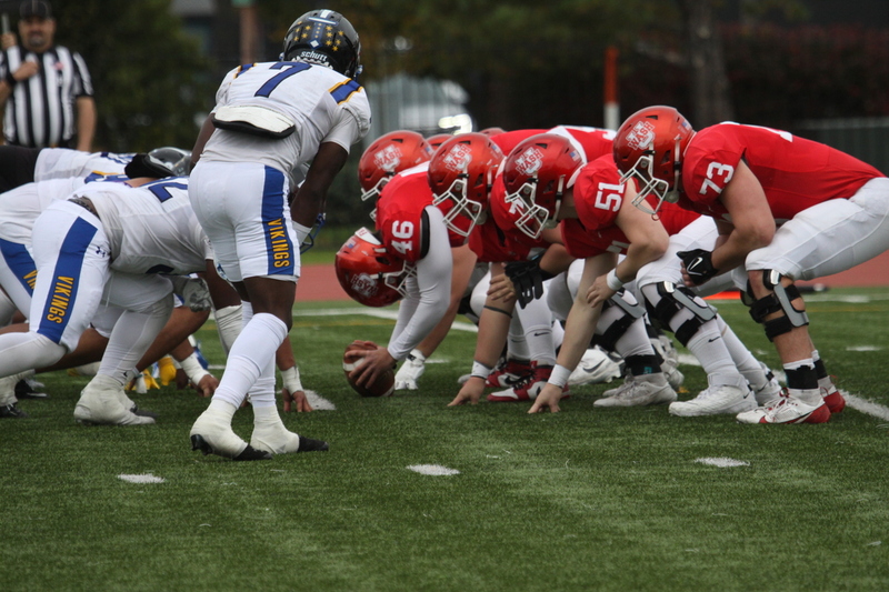 Wash U (St Louis) Football vs North Park University 2025 L.jpg :: Washington University (St. Louis) Football vs North Park University at Francis Field in St. Louis, Missouri, USA. Wash U Bears won over the North Park Vikings 42-14. NCAA Football, College Conference Illinois Wisconsin, CCIW, last home game of the 2025 season, 11/08/2025