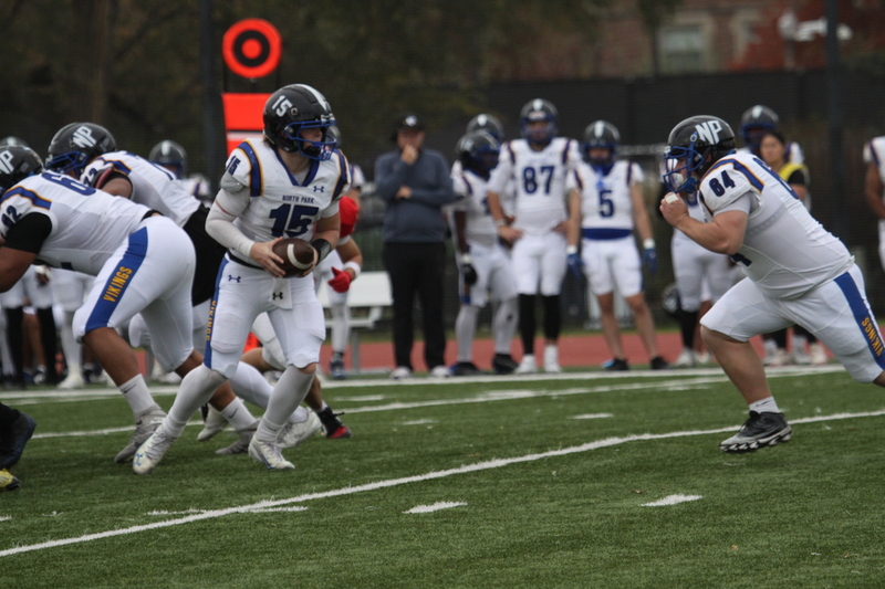 Wash U (St Louis) Football vs North Park University 2025 LVII.jpg :: Washington University (St. Louis) Football vs North Park University at Francis Field in St. Louis, Missouri, USA. Wash U Bears won over the North Park Vikings 42-14. NCAA Football, College Conference Illinois Wisconsin, CCIW, last home game of the 2025 season, 11/08/2025