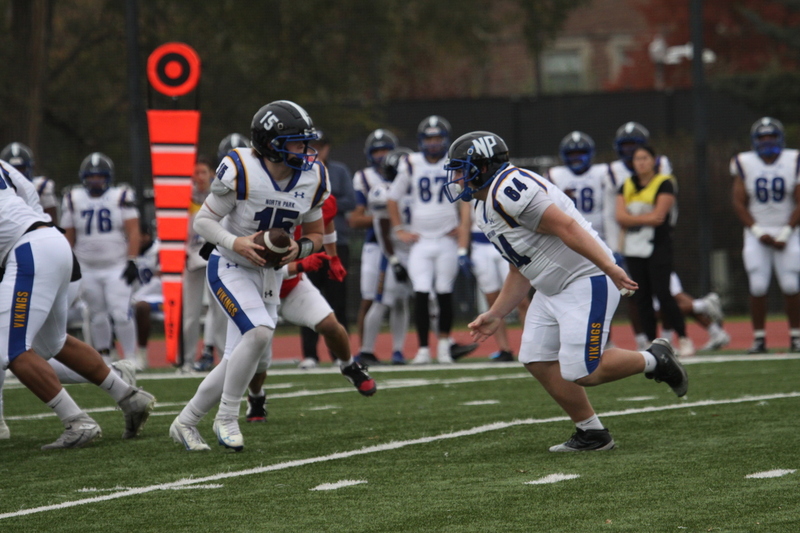 Wash U (St Louis) Football vs North Park University 2025 LVIII.jpg :: Washington University (St. Louis) Football vs North Park University at Francis Field in St. Louis, Missouri, USA. Wash U Bears won over the North Park Vikings 42-14. NCAA Football, College Conference Illinois Wisconsin, CCIW, last home game of the 2025 season, 11/08/2025