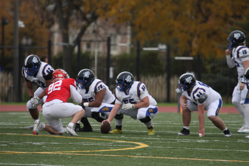 Wash U (St Louis) Football vs North Park University 2025 LXI.jpg :: Washington University (St. Louis) Football vs North Park University at Francis Field in St. Louis, Missouri, USA. Wash U Bears won over the North Park Vikings 42-14. NCAA Football, College Conference Illinois Wisconsin, CCIW, last home game of the 2025 season, 11/08/2025