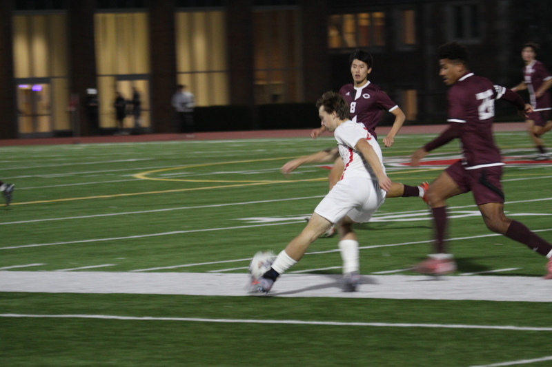 Wash U (St Louis) Mens Soccer vs University of Chicago 2025 LII.jpg :: Wash U Men's Soccer vs University of Chicago during the UAA Championships 2025. This was the finals Wash U won 1-0. Washington University St. Louis, Missouri, USA at Francis Olympic Field 11/08/2025, NCAA Men's Soccer, A Soccer Pitch is the official term for the playing field in soccer, primarily used in the UK and other countries with a strong soccer culture. 