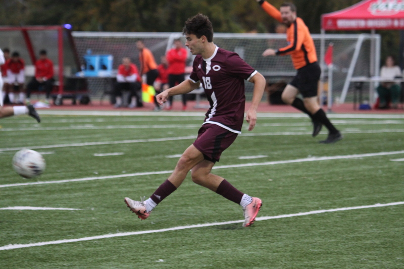 Wash U (St Louis) Mens Soccer vs University of Chicago 2025 XIX.jpg :: Washington University-St. Louis Men's Soccer during the UAA Championships 2025 in a 1-0 win over University of Chicago at Francis Olympic Field-St. Louis, Missouri, USA. NCAA Men's Soccer Division III finals. CCIW - College Conference of Illinois Wisconsin. 