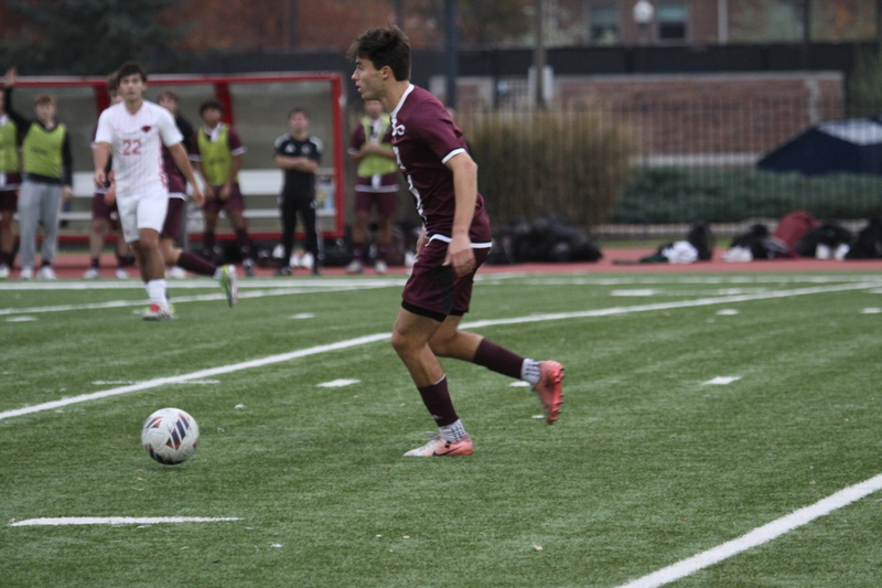 Wash U (St Louis) Mens Soccer vs University of Chicago 2025 XVII.jpg :: Washington University-St. Louis Men's Soccer during the UAA Championships 2025 in a 1-0 win over University of Chicago at Francis Olympic Field-St. Louis, Missouri, USA. NCAA Men's Soccer Division III finals. CCIW - College Conference of Illinois Wisconsin. 