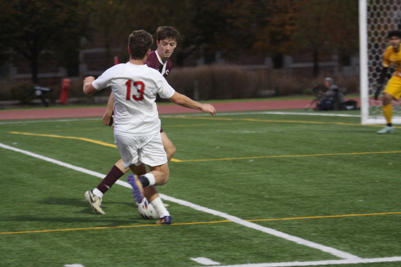 Wash U (St Louis) Mens Soccer vs University of Chicago 2025 XXIV.jpg :: Washington University-St. Louis Men's Soccer during the UAA Championships 2025 in a 1-0 win over University of Chicago at Francis Olympic Field-St. Louis, Missouri, USA. NCAA Men's Soccer Division III finals. CCIW - College Conference of Illinois Wisconsin. 