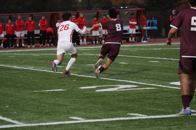 Wash U (St Louis) Mens Soccer vs University of Chicago 2025 XXIX.jpg :: Washington University-St. Louis Men's Soccer during the UAA Championships 2025 in a 1-0 win over University of Chicago at Francis Olympic Field-St. Louis, Missouri, USA. NCAA Men's Soccer Division III finals. CCIW - College Conference of Illinois Wisconsin. 