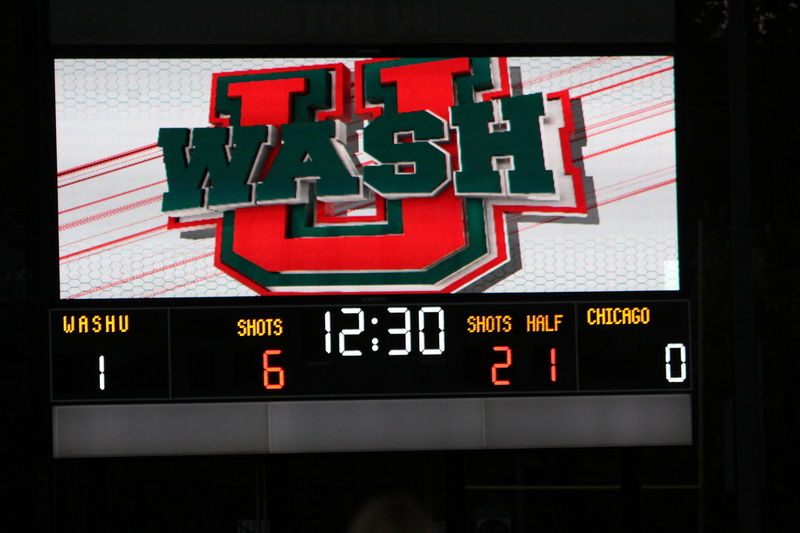 Wash U (St Louis) Mens Soccer vs University of Chicago 2025 XXVI.jpg :: Washington University-St. Louis Men's Soccer during the UAA Championships 2025 in a 1-0 win over University of Chicago at Francis Olympic Field-St. Louis, Missouri, USA. NCAA Men's Soccer Division III finals. CCIW - College Conference of Illinois Wisconsin. 