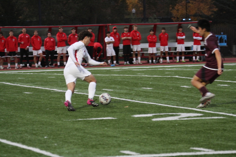 Wash U (St Louis) Mens Soccer vs University of Chicago 2025 XXVIII.jpg :: Washington University-St. Louis Men's Soccer during the UAA Championships 2025 in a 1-0 win over University of Chicago at Francis Olympic Field-St. Louis, Missouri, USA. NCAA Men's Soccer Division III finals. CCIW - College Conference of Illinois Wisconsin. 