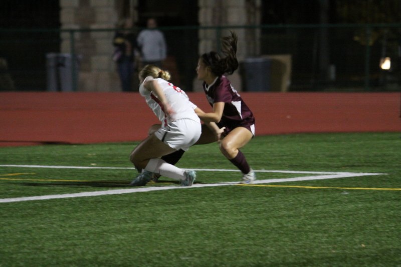 Wash U (St Louis) Womens Soccer vs University of Chicago 2025 VI.jpg :: Wash U (Bears) vs University of Chicago Womens Soccer 2025 - 11/08/2025 at 630 pm. With rain threatening the women of Wash U and Chicago played to a 1 to 1 tie. The final game of the regular season was played at Wash U's Francis Olympic Field in St. Louis, Missouri, USA. 