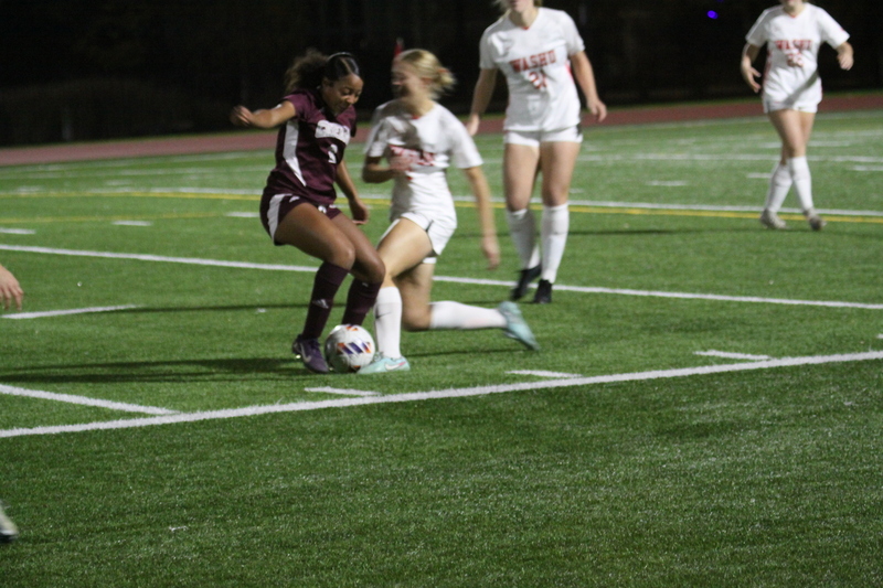 Wash U (St Louis) Womens Soccer vs University of Chicago 2025 XII.jpg :: Wash U (Bears) vs University of Chicago Womens Soccer 2025 - 11/08/2025 at 630 pm. With rain threatening the women of Wash U and Chicago played to a 1 to 1 tie. The final game of the regular season was played at Wash U's Francis Olympic Field in St. Louis, Missouri, USA. 