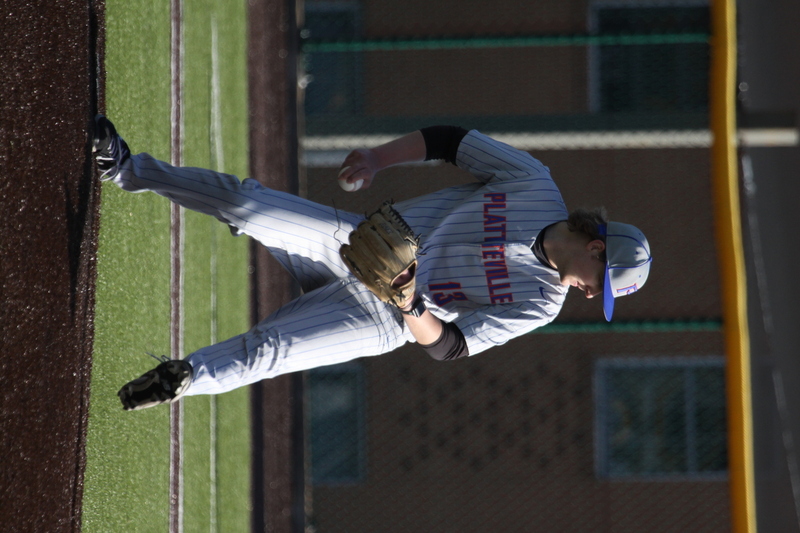 Wash U Baseball vs University of Wisconsin-Platteville 2026 III.jpg :: Wash U Baseball vs University of Platteville-Wisconsin at Kelly Field - Irv Utz Stadium on Washington University-St. Louis, Missouri, USA campus. Division III Baseball, University Athletic Association, NCAA Baseball