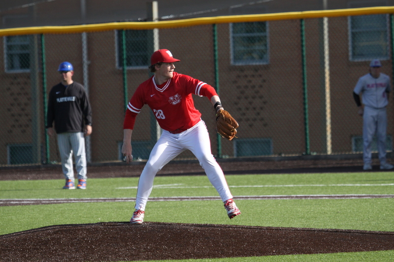 Wash U Baseball vs University of Wisconsin-Platteville 2026 LIII.jpg :: Wash U Baseball vs University of Platteville-Wisconsin at Kelly Field - Irv Utz Stadium on Washington University-St. Louis, Missouri, USA campus. Division III Baseball, University Athletic Association, NCAA Baseball