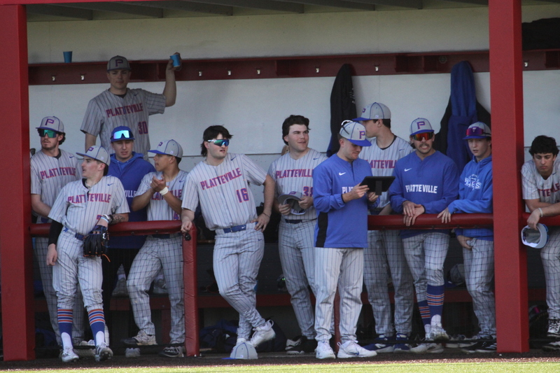 Wash U Baseball vs University of Wisconsin-Platteville 2026 LIX.jpg :: Wash U Baseball vs University of Platteville-Wisconsin at Kelly Field - Irv Utz Stadium on Washington University-St. Louis, Missouri, USA campus. Division III Baseball, University Athletic Association, NCAA Baseball