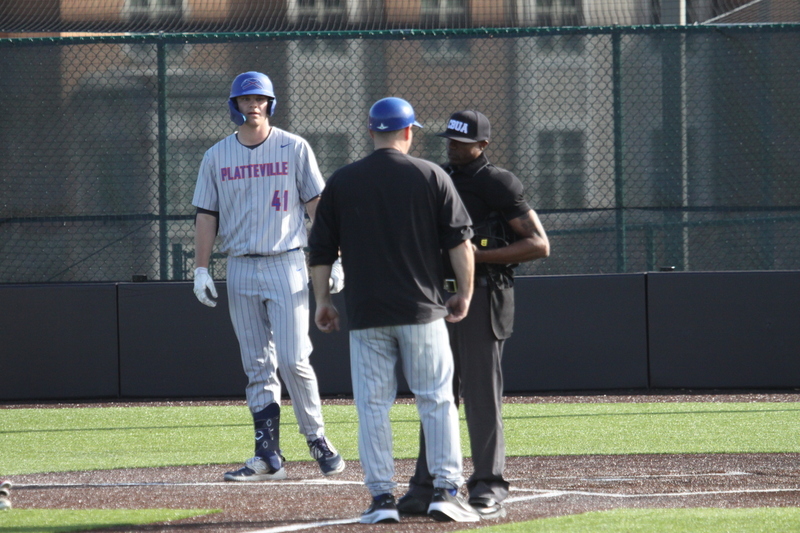 Wash U Baseball vs University of Wisconsin-Platteville 2026 LXVI.jpg :: Wash U Baseball vs University of Platteville-Wisconsin at Kelly Field - Irv Utz Stadium on Washington University-St. Louis, Missouri, USA campus. Division III Baseball, University Athletic Association, NCAA Baseball