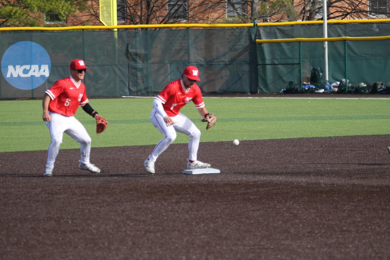 Wash U Baseball vs University of Wisconsin-Platteville 2026 LXXXIII.jpg :: Wash U Baseball vs University of Platteville-Wisconsin at Kelly Field - Irv Utz Stadium on Washington University-St. Louis, Missouri, USA campus. Division III Baseball, University Athletic Association, NCAA Baseball