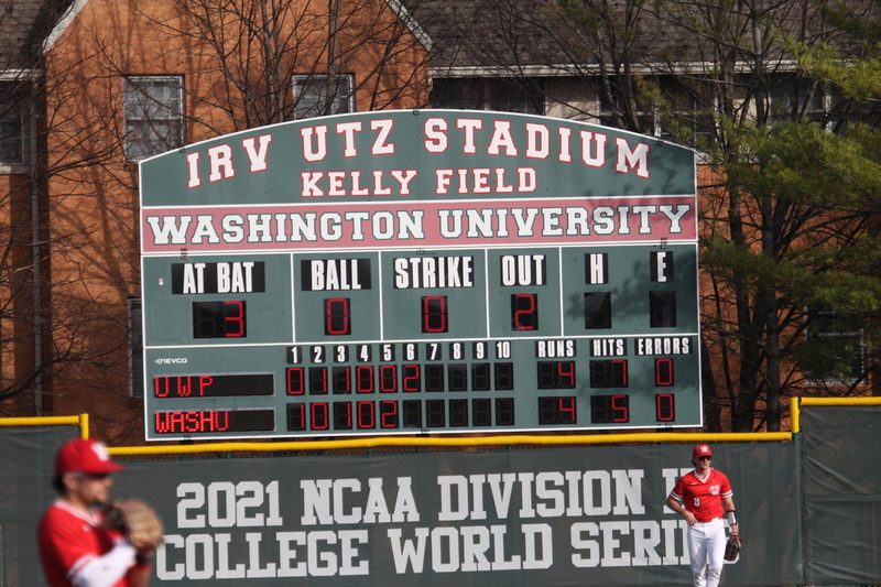 Wash U Baseball vs University of Wisconsin-Platteville 2026 LXXXV.jpg :: Wash U Baseball vs University of Platteville-Wisconsin at Kelly Field - Irv Utz Stadium on Washington University-St. Louis, Missouri, USA campus. Division III Baseball, University Athletic Association, NCAA Baseball