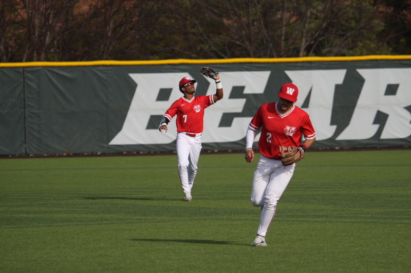 Wash U Baseball vs University of Wisconsin-Platteville 2026 LXXXXIII.jpg :: Wash U Baseball vs University of Platteville-Wisconsin at Kelly Field - Irv Utz Stadium on Washington University-St. Louis, Missouri, USA campus. Division III Baseball, University Athletic Association, NCAA Baseball