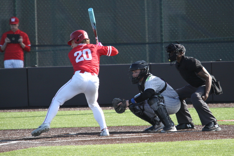 Wash U Baseball vs University of Wisconsin-Platteville 2026 V.jpg :: Wash U Baseball vs University of Platteville-Wisconsin at Kelly Field - Irv Utz Stadium on Washington University-St. Louis, Missouri, USA campus. Division III Baseball, University Athletic Association, NCAA Baseball