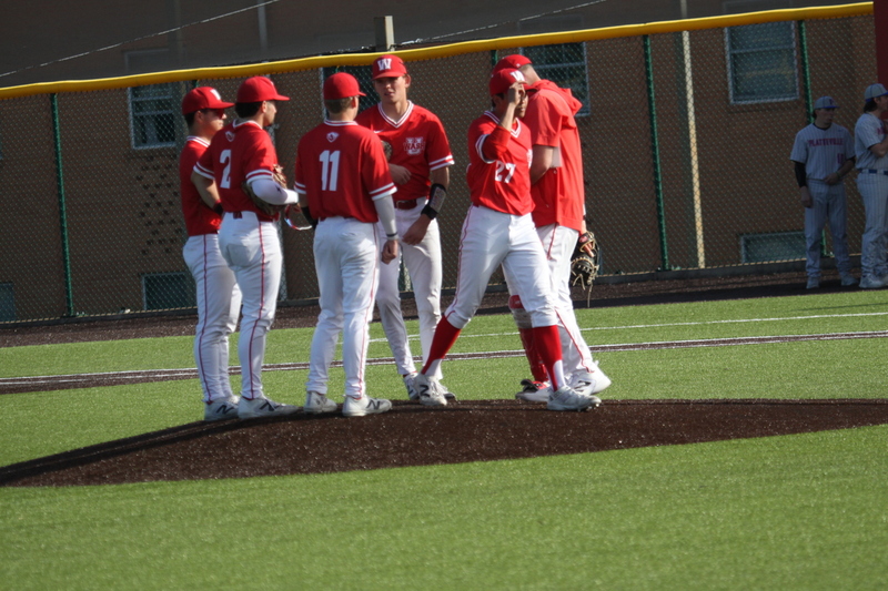 Wash U Baseball vs University of Wisconsin-Platteville 2026 XXXXIX.jpg :: Wash U Baseball vs University of Platteville-Wisconsin at Kelly Field - Irv Utz Stadium on Washington University-St. Louis, Missouri, USA campus. Division III Baseball, University Athletic Association, NCAA Baseball