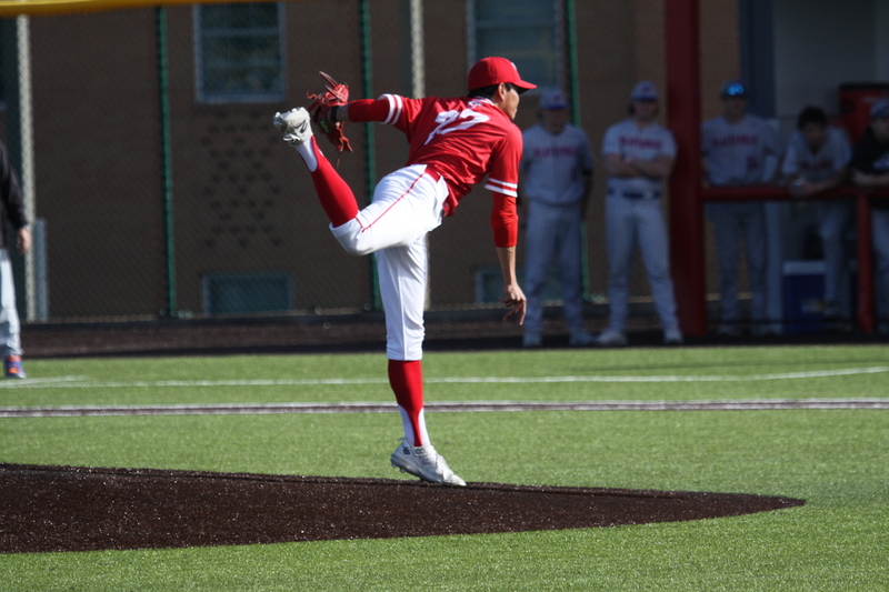 Wash U Baseball vs University of Wisconsin-Platteville 2026 XXXXV.jpg :: Wash U Baseball vs University of Platteville-Wisconsin at Kelly Field - Irv Utz Stadium on Washington University-St. Louis, Missouri, USA campus. Division III Baseball, University Athletic Association, NCAA Baseball
