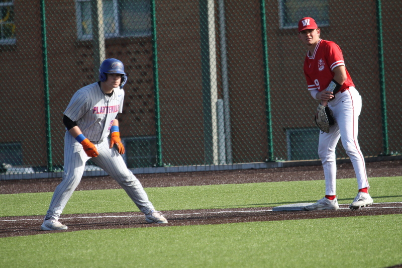 Wash U Baseball vs University of Wisconsin-Platteville 2026 XXXXVI.jpg :: Wash U Baseball vs University of Platteville-Wisconsin at Kelly Field - Irv Utz Stadium on Washington University-St. Louis, Missouri, USA campus. Division III Baseball, University Athletic Association, NCAA Baseball