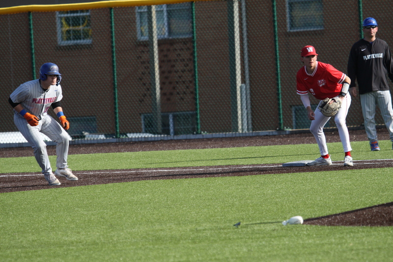 Wash U Baseball vs University of Wisconsin-Platteville 2026 XXXXVIII.jpg :: Wash U Baseball vs University of Platteville-Wisconsin at Kelly Field - Irv Utz Stadium on Washington University-St. Louis, Missouri, USA campus. Division III Baseball, University Athletic Association, NCAA Baseball
